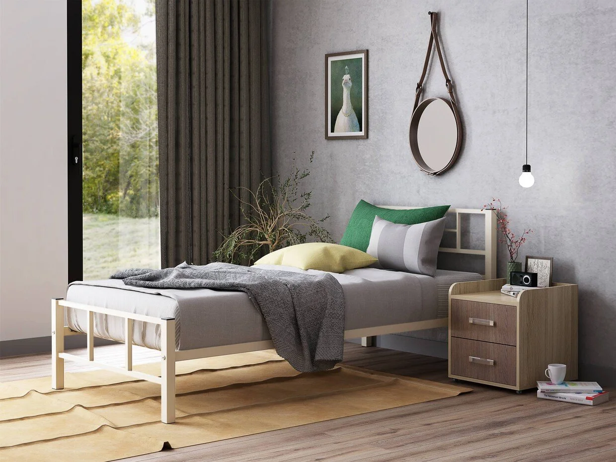 Фото кровать с матрасом кадис/190х90