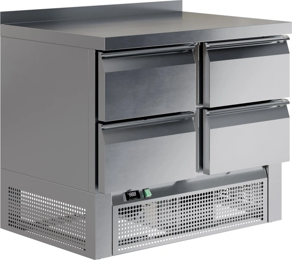Стол морозильный RESTOINOX SHN-22GNE-B (нижн. расп. агр. 4 ящ.)