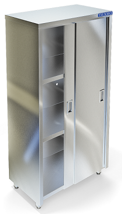 Фото - шкаф кухонный с дверями стк-143/1900 (1900x500x1750 мм) для хранения продуктов