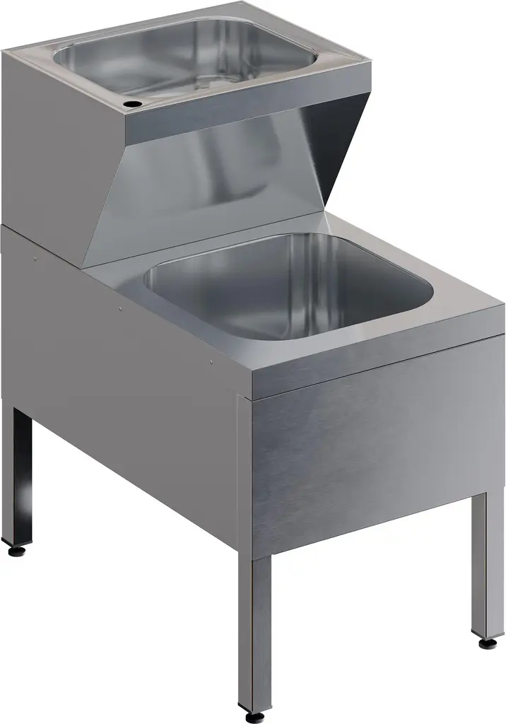 Ванна моечная моповая ВММР-2/7,7 с рукомойником