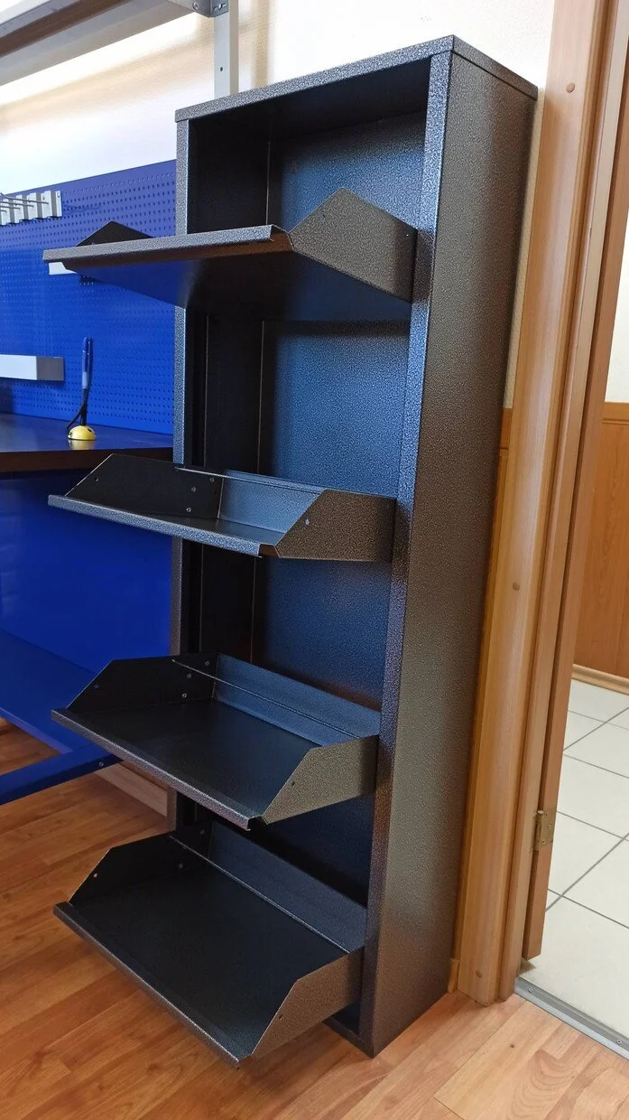 Фото - шкаф металлический для обуви об-5 серебряный антик