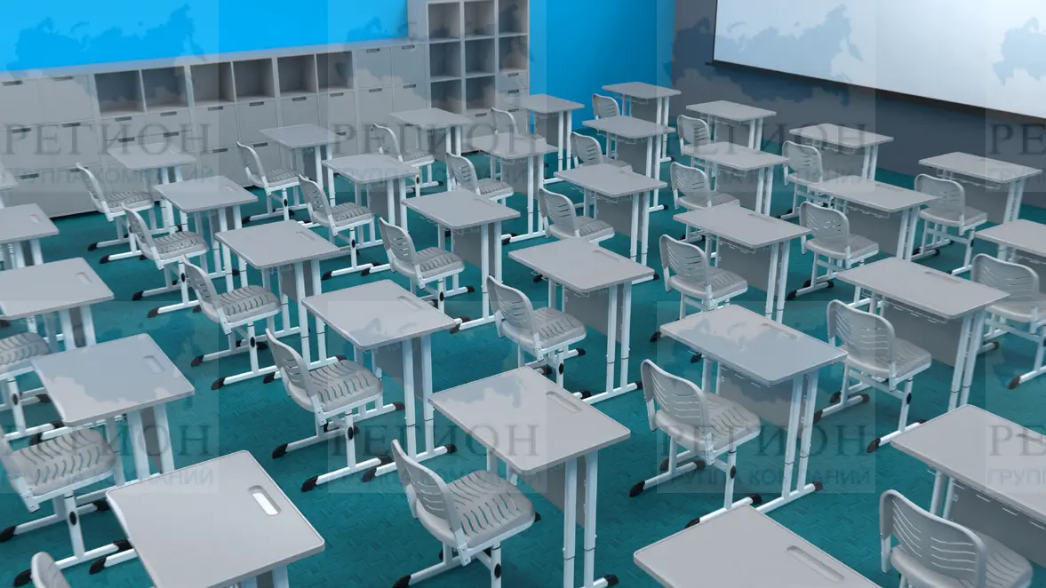 Парта ученическая одноместная ОУ-18