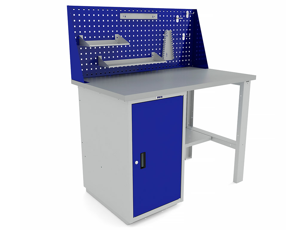 Верстак металлический Практик Profi (№203) WT120.WD1/F1.010